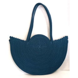 Torebka ze sznurka bawełnianego handmade – ręcznie szyta