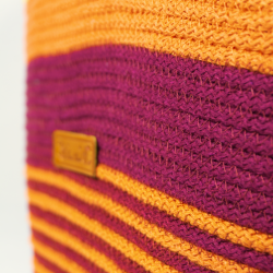 Torebka koszyk na ramię  uszyta ze sznurka rękodzieło