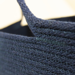 Torebka ze sznurka bawełnianego handmade – ręcznie szyta