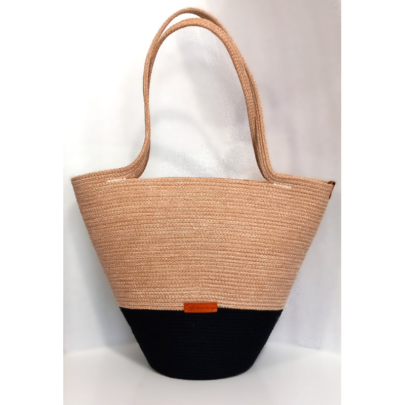 Torebka koszyk uszyta ze sznurka *2