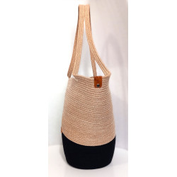 Torebka koszyk uszyta ze sznurka *2