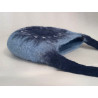 torebka filcowana z wełny owczej - handmade