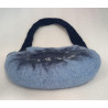 torebka filcowana z wełny owczej - handmade