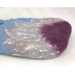 Torebka filcowana ręcznie z wełny owczej handmade