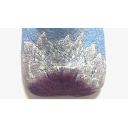 Torebka filcowana ręcznie z wełny owczej handmade