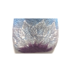 Torebka filcowana ręcznie z wełny owczej handmade