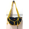 Torebka w siatce z linki żeglarskiej - rękodzieło