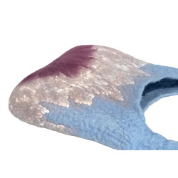 Torebka filcowana ręcznie z wełny owczej handmade