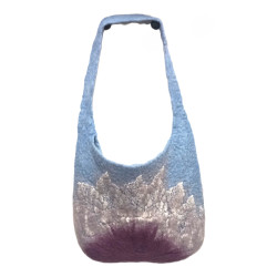 Torebka filcowana ręcznie z wełny owczej handmade