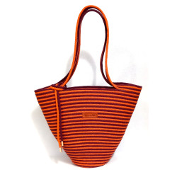 Torebka koszyk uszyta ze sznurka *10