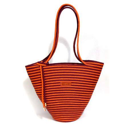 Torebka koszyk uszyta ze sznurka *10