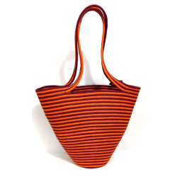 Torebka koszyk uszyta ze sznurka *10